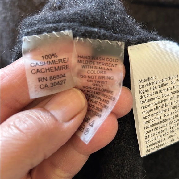 MAGASCHONI V-NECK CASHMERE SWEATER L - Picture 5 of 5